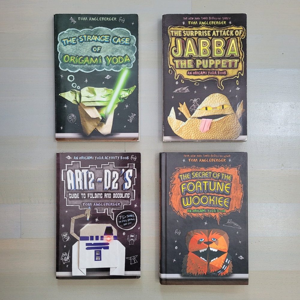 BESTSELLER Tom Angleberger Star Wars Kids Book LOT of 4